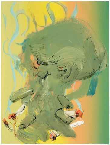 Saint Fumeur 40x30x7,5cm 07